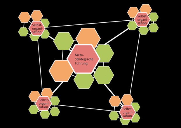 Schaubild Moderierete Netzwerke